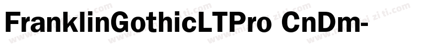 FranklinGothicLTPro CnDm字体转换